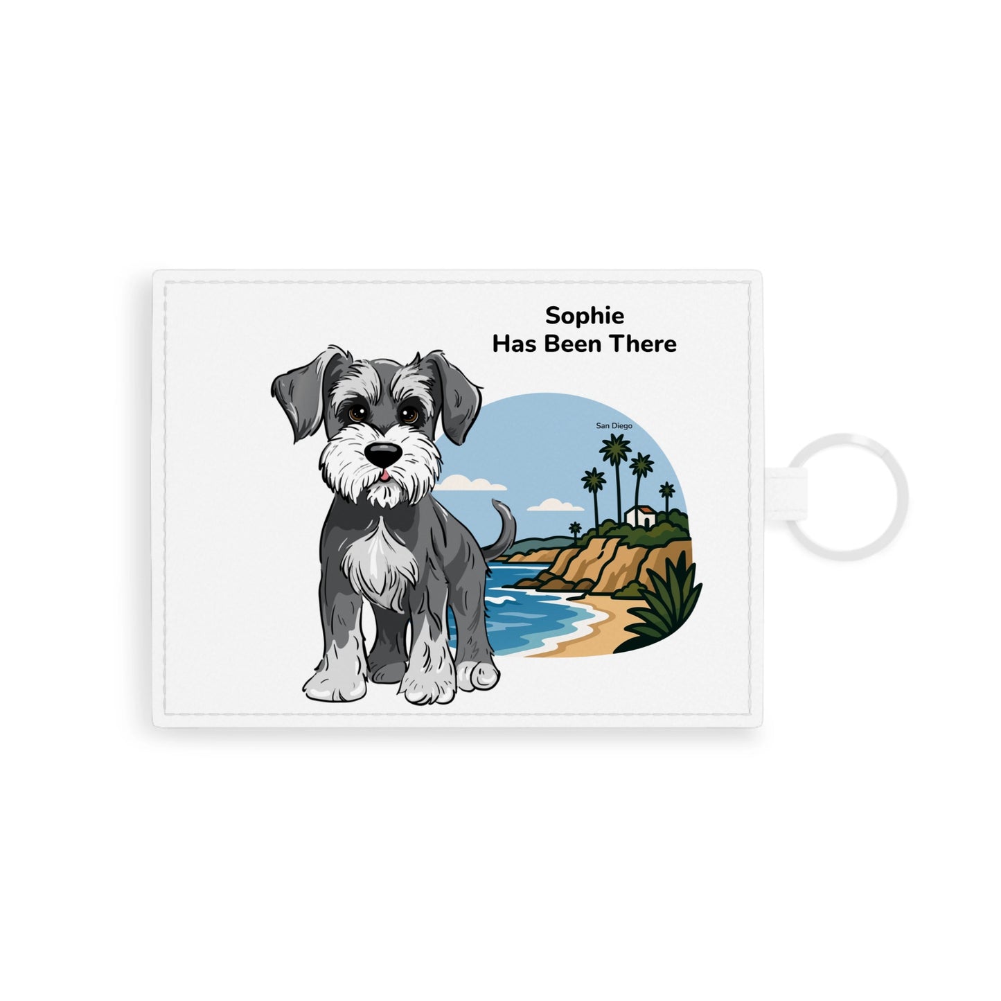 Personalized Dog Travel Card Holder
