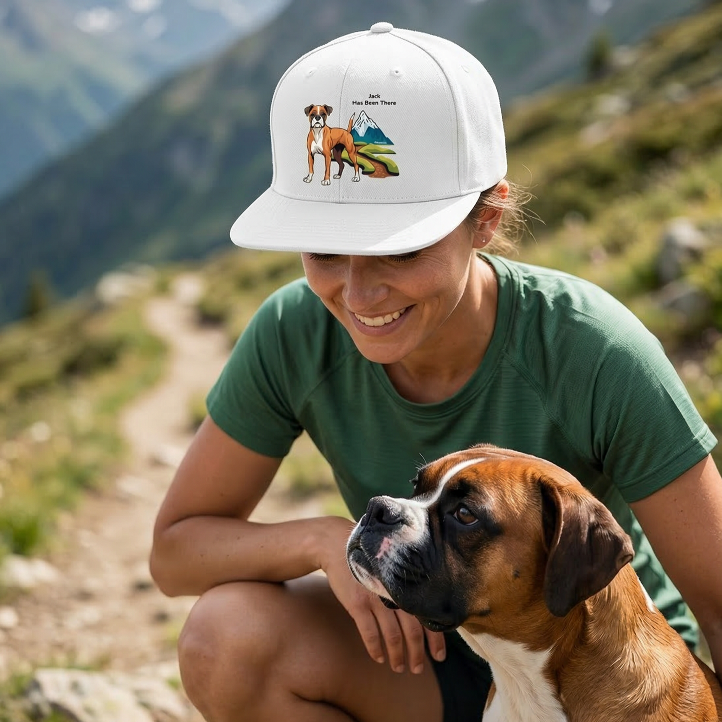 Personalized Dog Outdoor Adventure Snapback Hat