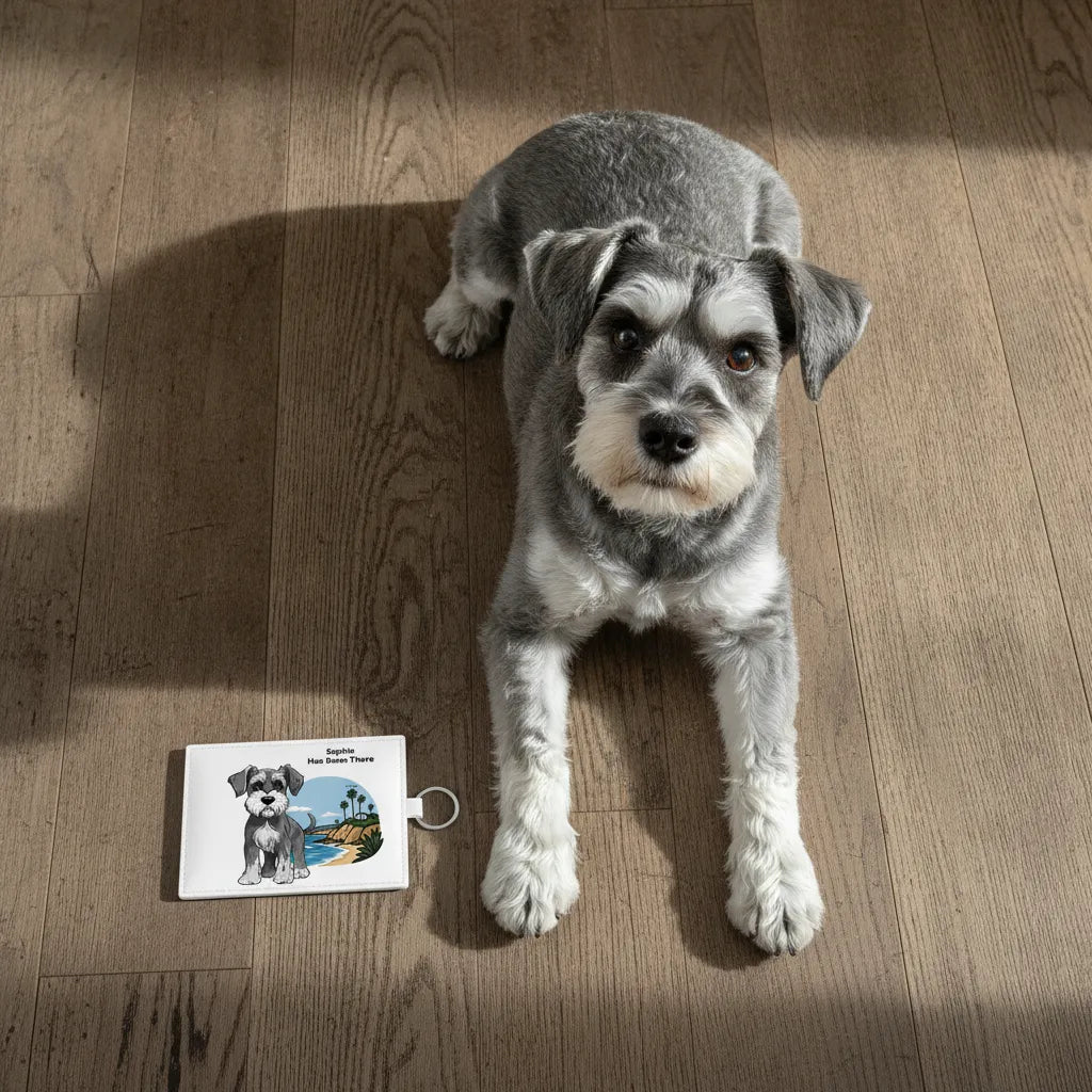 Personalized Dog Travel Card Holder