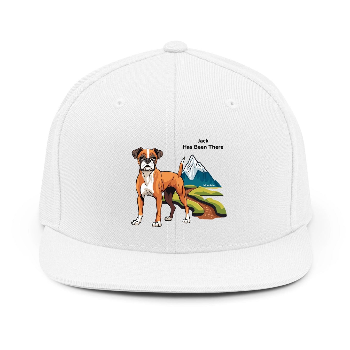 Personalized Dog Outdoor Adventure Snapback Hat